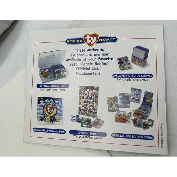 Ty Beanie Babies Silver Official Club Bag carrying Case 9”x 10” zip up lunchbox - Picture 9 of 16